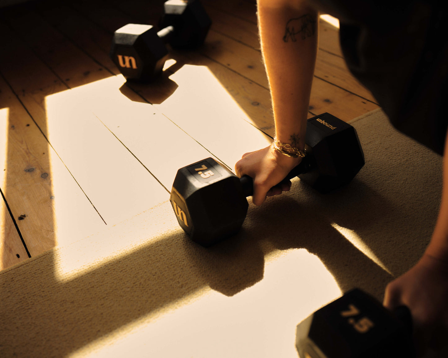 unbound dumbbells